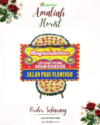 Bunga Papan Congratulation di Wonomulyo